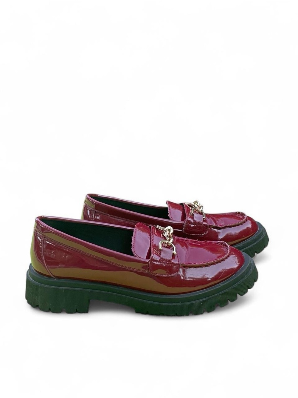 Seychelles Scarlet Patent Platform Loafers – Size 8W